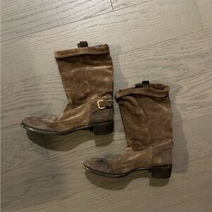 Prada Vintage Suede Boot